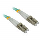 4XEM 7M AQUA Multimode LC To LC 50/125 Duplex Fiber Optic Patch Cable - Fiber Optic for Network Device - 22.97 ft - 2 x LC Male Network - 2 x LC Male Network - Aqua Blue 4XFIBERLCLC7M