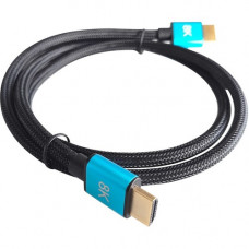 4XEM 5ft 1.5m Pro Series Ultra High Speed 8K HDMI Cable - 4.92 ft HDMI A/V Cable for Audio/Video Device, HDTV, Projector, DVD Player, Blu-ray Player - First End: 1 x 19-pin HDMI Male Digital Audio/Video - Second End: 1 x 19-pin HDMI Male Digital Audio/Vid