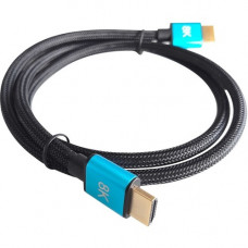 4XEM 6ft 2m Pro Series Ultra High Speed 8K HDMI Cable - 6.56 ft HDMI A/V Cable for Audio/Video Device - First End: 1 x 19-pin HDMI Male Digital Audio/Video - Second End: 1 x 19-pin HDMI Male Digital Audio/Video - 6 GB/s - Supports up to 7680 x 4320 - Gold