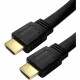 4XEM 3FT Flat HDMI M/M Cable - 3 ft HDMI A/V Cable for Audio/Video Device, Tablet PC, TV, Satellite Receiver - First End: 1 x HDMI Male Digital Audio/Video - Second End: 1 x HDMI Male Digital Audio/Video - Shielding - Gold Plated Connector - Gold Plated C