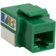 4XEM 10 pack Cat5e RJ45 Keystone Jack UTP 110-Type (Green) - 10 Pack - 1 x RJ-45 Female - Green 4XKJC5EGN10PK