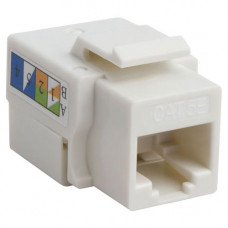 4XEM Cat5e RJ45 Keystone Jack UTP 110-Type (White) - White - 1 x RJ-45 Port(s) 4XKJC5EWH