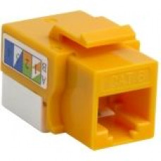 4XEM Cat6 RJ45 Keystone Jack UTP 110-Type (Yellow) - Yellow - 1 x RJ-45 Port(s) 4XKJC6YL