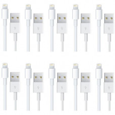 4XEM 10 Pack 3Ft 1M charging data and sync Cable For Apple iphone 5 5s 6 6s 6plus 7 7plus - Family pack of Lightning to USB data sync cable forApple iPad, iPhone, iPod 3 ft 1 x Lightning Male Proprietary Connector - 1 x Type A Male USB connector 10 pack 4