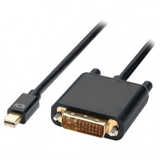 4XEM 6 Ft Mini DisplayPort Male to DVI Male - 6 ft DVI/Mini DisplayPort Video Cable for Monitor, Video Device - First End: 1 x Mini DisplayPort Male Digital Audio/Video - Second End: 1 x DVI-D (Single-Link) Male Digital Audio/Video - Black - RoHS Complian