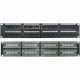 4XEM 48 Port CAT5E Rackmount Patch Panel - Black - Steel - 48 x RJ-45 Port(s) 4XRMC5EPP48