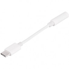 4XEM USB-C Male TO 3.5MM Female Adapter White - Mini-phone/USB Audio Cable for Audio Device, Headphone, Smartphone - First End: 1 x Type C Male USB - Second End: 1 x Mini-phone Female Audio - White 4XUSBC35MMW