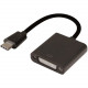 4XEM USB-C to DVI Adapter - 1 x Type C Male USB - 1 x DVI Female Video - 1920 x 1200 Supported - Black 4XUSBCDVIAB