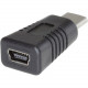 4XEM USB-C to Mini USB 2.0 Type-B Adaptor - 1 x Type C Male USB - 1 x Type B Female Mini USB - Black 4XUSBCMINIUSBA