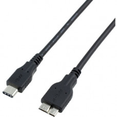 4XEM USB-C to Micro USB 3.1 Type-B Cable - 3FT - 3 ft USB Data Transfer Cable - First End: 1 x Type C Male USB - Second End: 1 x Type B Male Micro USB - 1.25 GB/s - Shielding - Black 4XUSBCMUSBB3