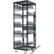 Middle Atlantic Products Slim 5 Rack Cabinet - 19" 29U Wide x 20" Deep Floor Standing - Black - 1000 lb x Static/Stationary Weight Capacity 5-29-CONFIG