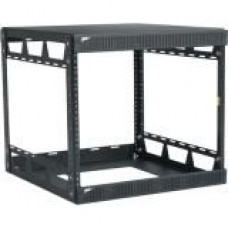 Middle Atlantic Products Slim 5 Series Rack, 8 RU, 26"D - 19" 8U Wide x 26" Deep for UPS - Black Powder Coat - Steel - 1000 lb x Static/Stationary Weight Capacity 5-8-26