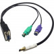 Lantronix Cable for Spider Duo-PS/2, Local Input, Standard 21.6" - 1.80 ft KVM Cable - First End: 2 x Mini-DIN (PS/2) Female Keyboard/Mouse, First End: 1 x HDMI Male Digital Audio/Video - Second End: 1 x HD-15 Female VGA 500-198-R-ACC