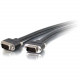 C2g 25ft VGA Cable - Select - In Wall Rated - M/M - 25 ft VGA Video Cable for Video Device, Monitor - First End: 1 x HD-15 Male VGA - Second End: 1 x HD-15 Male VGA - Black - TAA Compliance 50216