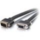 C2g 10ft Select VGA Video Extension Cable M/F - 10 ft VGA Video Cable for Video Device - First End: 1 x HD-15 Male VGA - Second End: 1 x HD-15 Female VGA - Extension Cable - Black 50238