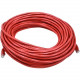 Monoprice Cat6 24AWG UTP Ethernet Network Patch Cable, 75ft Red - 75 ft Category 6 Network Cable for Network Device - First End: 1 x RJ-45 Male Network - Second End: 1 x RJ-45 Male Network - Patch Cable - Gold Plated Contact - Red 5031