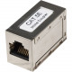 Intellinet Network Solutions Cat5e Modular Inline Coupler, FTP, Shielded, Silver - 50 Micron Gold Plated Contacts 504768