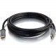 C2g 20ft 4K HDMI Cable with Ethernet - High Speed - In-Wall CL-2 Rated - HDMI for Home Theater System, Audio/Video Device - 20 ft - 1 x HDMI Male Digital Audio/Video - 1 x HDMI Male Digital Audio/Video - Gold Plated Connector - Shielding - Black" 506