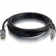 C2g 50ft 4K HDMI Cable with Ethernet - High Speed - In-Wall CL-2 Rated - HDMI for Home Theater System, Audio/Video Device - 50 ft - 1 x HDMI Male Digital Audio/Video - 1 x HDMI Male Digital Audio/Video - Gold Plated - Shielding - Black 50636