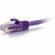 C2g 6IN Cat6a Snagless Unshielded (UTP) Network Patch Ethernet Cable-Purple - 6" Category 6a Network Cable for Network Adapter, Hub, Switch, Router, Modem, Patch Panel, Network Device - First End: 1 x RJ-45 Male - Second End: 1 x RJ-45 Male Network -