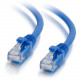 C2g 50ft Cat6a Snagless Unshielded (UTP) Network Patch Ethernet Cable-Blue - 50 ft Category 6a Network Cable for Network Adapter, Hub, Switch, Router, Modem, Patch Panel, Network Device - First End: 1 x RJ-45 Male - Second End: 1 x RJ-45 Male Network - 10