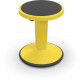 Mooreco Balt Hierarchy Grow Stool - Gray Polypropylene, Thermoplastic Elastomer (TPE) Seat - Yellow Polypropylene Frame - Rounded Base - 1 Each 50970-YELLOW