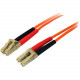 Startech.Com 1m Fiber Optic Cable - Multimode Duplex 50/125 - LSZH - LC/LC - OM2 - LC to LC Fiber Patch Cable - LC Male - LC Male - 3.28ft - Orange - RoHS Compliance 50FIBLCLC1