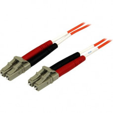 Startech.Com 1m Fiber Optic Cable - Multimode Duplex 50/125 - OFNP Plenum - LC/LC - OM2 - LC to LC Fiber Patch Cable - 3.28 ft Fiber Optic Network Cable for Network Device - First End: 2 x LC Male Network - Second End: 2 x LC Male Network - Patch Cable - 