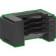 Lexmark 4-Bin Mailbox - Plain Paper - A4 - 8.30" x 11.70", A5 - 5.80" x 8.30", A6 - 4.10" x 5.80", Executive - 7.25" x 10.50", Letter - 8.50" x 11", Legal - 8.50" x 14", Folio - 8.27" x 13&q