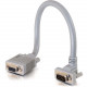 C2g SXGA Monitor Extension Cable - HD-15 Male - HD-15 Female - 1ft - Gray - RoHS Compliance 52021
