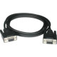C2g 10ft DB9 F/F Null Modem Cable - Black - DB-9 Female Serial - DB-9 Female Serial - 10ft - Black 52039
