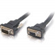 C2g 6ft Panel-Mount HD15 SXGA M/F Monitor Extension Cable - HD-15 Male - HD-15 Female - 6ft - Black - RoHS Compliance 52095