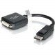 C2g DisplayPort to DVI-D Adapter - Adapter Converter - M/F - DisplayPort to DVI Adapter - TAA Compliance 54321