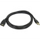 Monoprice 6ft USB 2.0 A Male to A Female Extension 28/24AWG Cable (Gold Plated) - 6 ft USB Data Transfer Cable - First End: 1 x Type A Male USB - Second End: 1 x Type A Female USB - Extension Cable - Gold Plated Connector - Black 5433