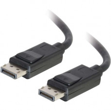 C2g 3ft 8K DisplayPort Cable - 4K to 8K DisplayPort Cable - M/M - DisplayPort for Notebook, Monitor, Audio/Video Device - 3 ft - 1 x DisplayPort Male Digital Audio/Video - 1 x DisplayPort Male Digital Audio/Video - Black" - TAA Compliance 54400