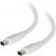 C2g 6ft Mini DisplayPort Cable M/M - White - 6 ft Mini DisplayPort A/V Cable for Notebook, Audio/Video Device, Monitor, Computer - First End: 1 x Mini DisplayPort Male Thunderbolt - Second End: 1 x Mini DisplayPort Male Thunderbolt - Supports up to 1920 x