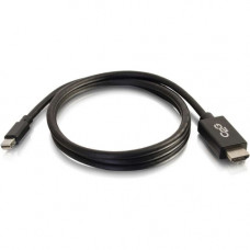 C2g 6ft Mini DisplayPort to HDMI Adapter Cable - M/M - HDMI/Mini DisplayPort for Projector, Monitor, HDTV, Tablet, Notebook - 6 ft - HDMI Digital Audio/Video - Mini DisplayPort Digital Audio/Video - TAA Compliant - TAA Compliance 54421
