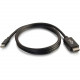 C2g 6ft Mini DisplayPort to HDMI Adapter Cable - M/M - HDMI/Mini DisplayPort for Projector, Monitor, HDTV, Tablet, Notebook - 6 ft - HDMI Digital Audio/Video - Mini DisplayPort Digital Audio/Video - TAA Compliant - TAA Compliance 54421