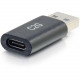 C2g USB C to USB Adapter - SuperSpeed USB Adapter - 5Gbps - F/M - 1 x Type C Female USB - 1 x Type A Male USB - Black 54427