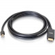 C2g HDMI/Mini DisplayPort Audio/Video Cable - 3 ft HDMI/Mini DisplayPort A/V Cable for Notebook, HDTV, Projector, Audio/Video Device - Mini DisplayPort Digital Audio/Video - HDMI Digital Audio/Video - Supports up to 3840 x 2160 - Black 54435