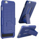 I-Blason Transformer 55-TRANS-BLUE Carrying Case (Holster) iPhone - Blue - Shatter Resistant Interior, Drop Resistant Interior - Textured - Holster, Belt Clip 55-TRANS-BLUE