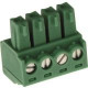 Axis Connector A 4-pin 3.81 Straight, 10 pcs - 10 Pack - 1 x Terminal Block Male - TAA Compliance 5505-251