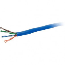 C2g Cat.5e UTP Network Cable - 1000 ft Category 5e Network Cable for Network Device - Bare Wire - Bare Wire - 24 AWG - Blue - TAA Compliance 43401