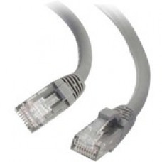 Legrand Group Quiktron 7ft Value Series Cat.6 Booted Patch Cord - Gray - 7 ft Category 6 Network Cable for Network Device - First End: 1 x RJ-45 Male Network - Second End: 1 x RJ-45 Male Network - Patch Cable - 24 AWG - Gray - 1 Pack 576-100-007