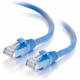 Legrand Group Quiktron 1FT Value Series CAT6 Booted Patch Cord - Blue - 1 ft Category 6 Network Cable for Network Device - First End: 1 x RJ-45 Male Network - Second End: 1 x RJ-45 Male Network - Patch Cable - CM - 24 AWG - Blue 576-110-001