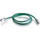Legrand Group Quiktron Value Cat.6 Patch Network Cable - 14 ft Category 6 Network Cable for Network Device - First End: 1 x RJ-45 Male Network - Second End: 1 x RJ-45 Male Network - Patch Cable - Gold Plated Connector - CM - 24 AWG - Green 576-120-014