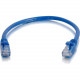 Legrand Group Quiktron 14FT V-Series CAT6A Snagless (UTP) Ethernet Network Patch Cable, CM Rated - Blue - 14 ft Category 6a Network Cable for Network Device - First End: 1 x RJ-45 Male Network - Second End: 1 x RJ-45 Male Network - 10 Gbit/s - Patch Cable