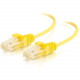 Legrand Group Quiktron Cat.6 UTP Patch Network Cable - 10 ft Category 6 Network Cable for Network Device - First End: 1 x RJ-45 Male Network - Second End: 1 x RJ-45 Male Network - Patch Cable - CM - 28 AWG - Yellow 576-RD15-010