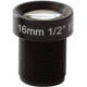 Axis - 16 mm - Fixed Lens for M12-mount - Designed for Surveillance Camera - 0.1"Diameter 5801-781