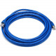 Monoprice 14FT 24AWG Cat6A 500MHz STP Ethernet Bare Copper Network Cable - Blue - 14 ft Category 6a Network Cable for Network Device - First End: 1 x RJ-45 Male Network - Second End: 1 x RJ-45 Male Network - Shielding - Blue 5903